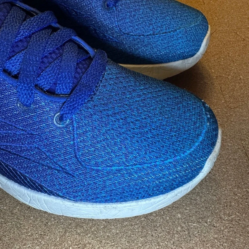 Skechers Lite-Weight Sneakers Women 8 Blue 12783 Air-Cooled Memory Foam Athletic